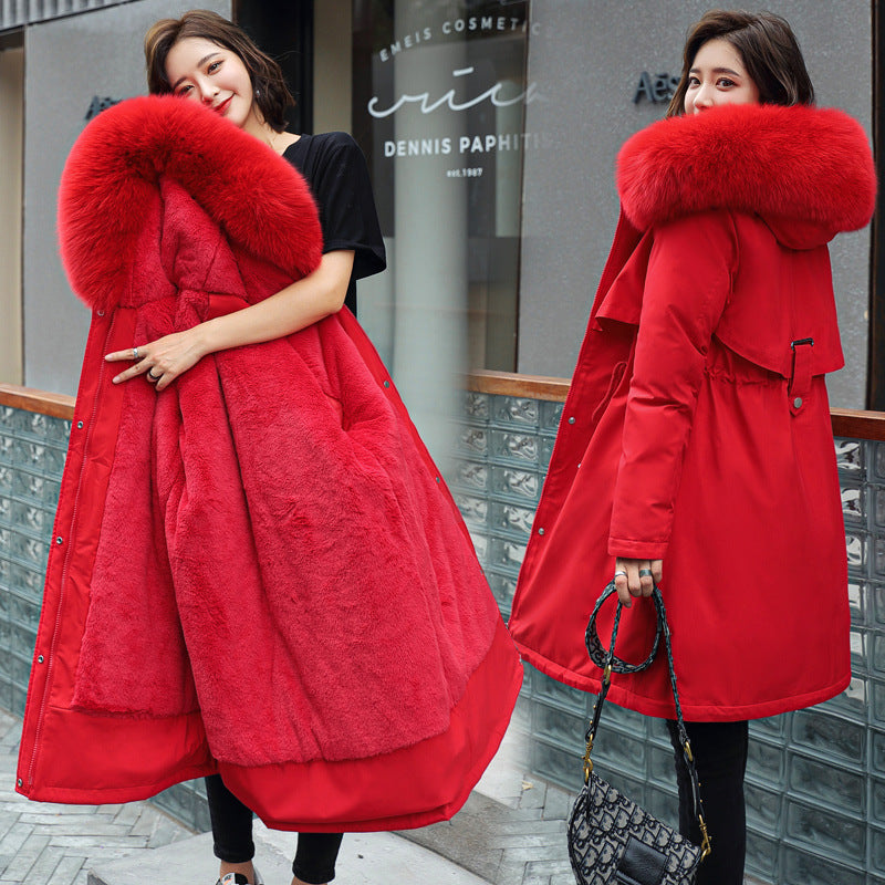Odalys Fur-Trim Hooded Coat