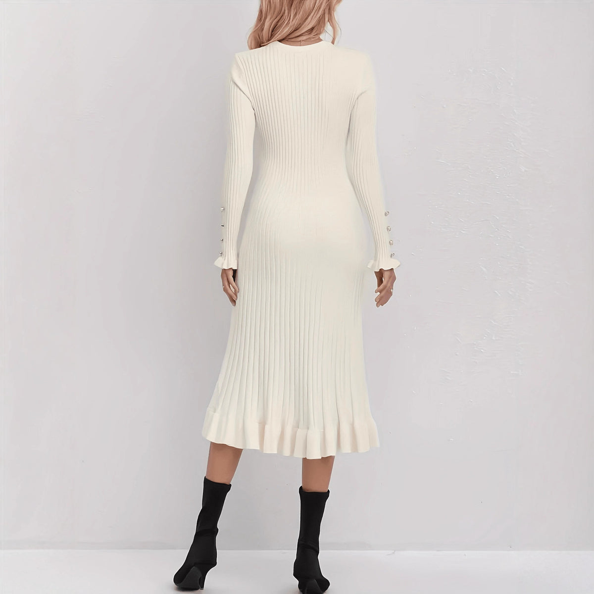 Aurélie Beaded Knit Dress