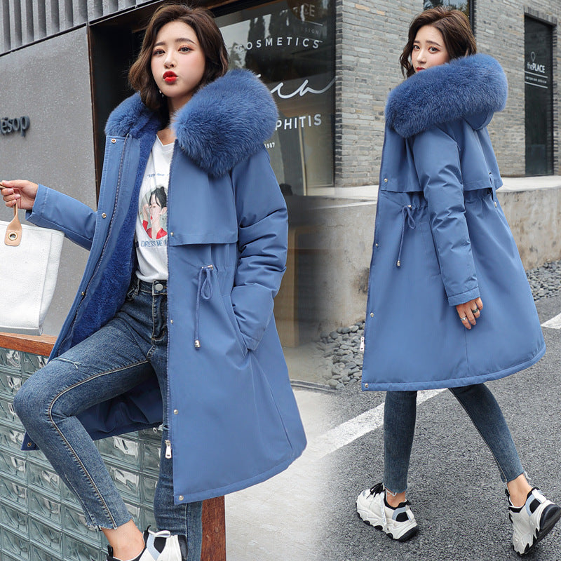 Odalys Fur-Trim Hooded Coat