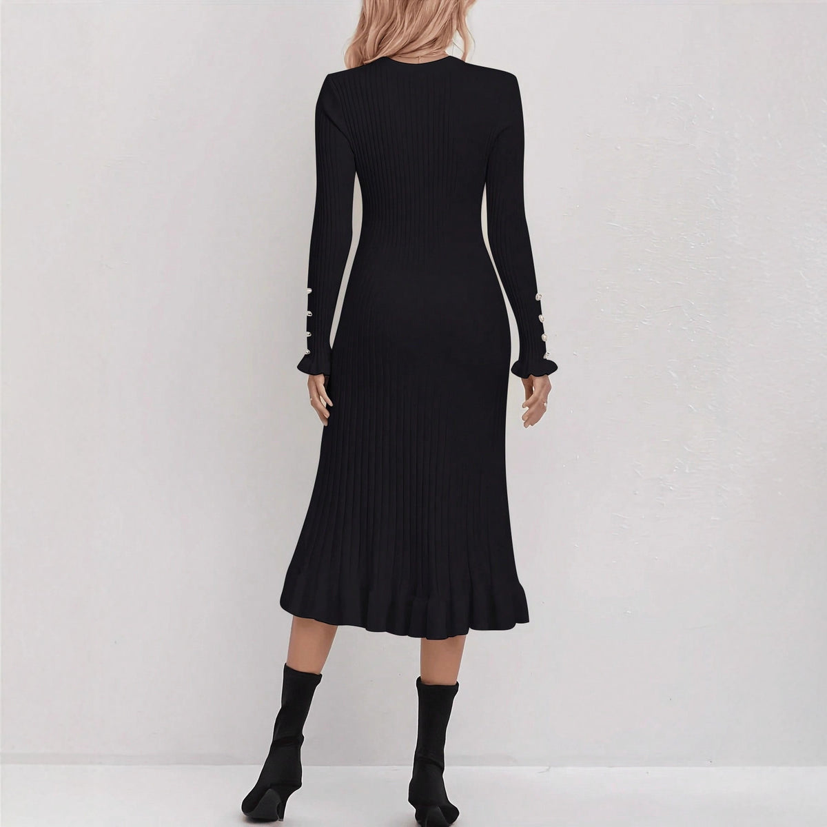 Aurélie Beaded Knit Dress