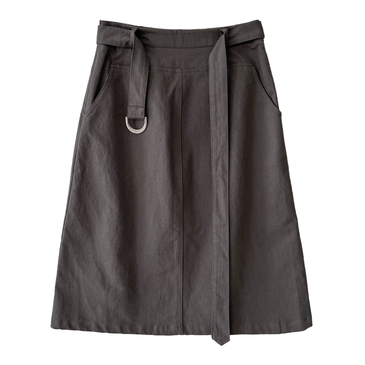 Camille Tie-Waist Pencil Skirt