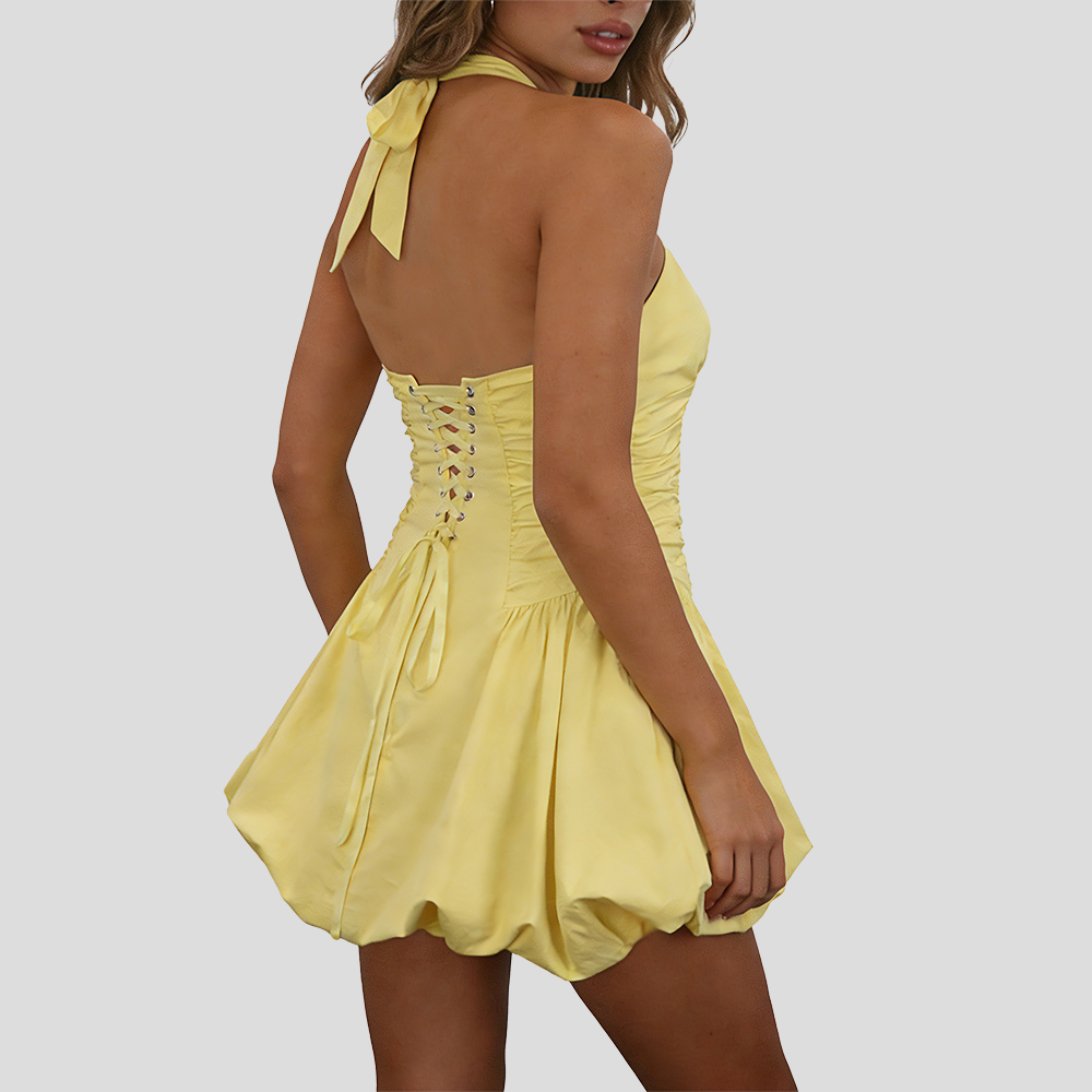 Juliette Bow-Back Mini Dress