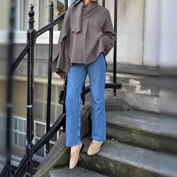 Héloïse Shawl-Collar Wrap Cardigan