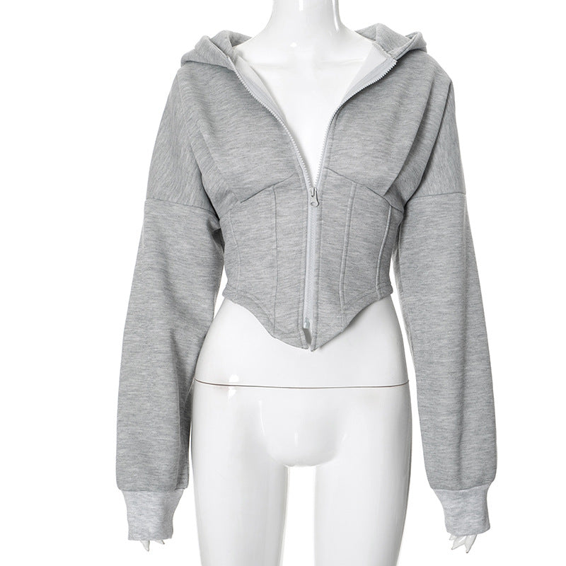 Zoé Fleece Zip-Up Hoodie