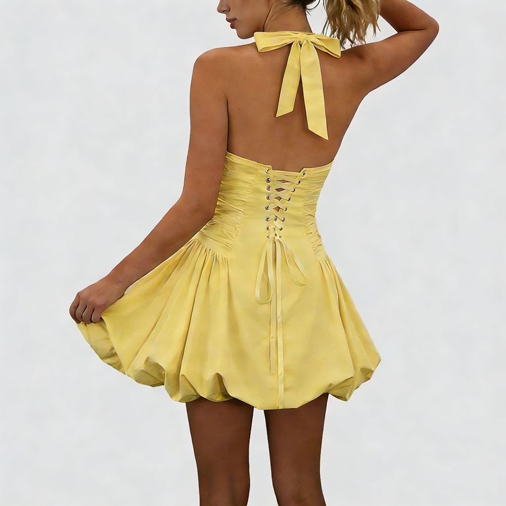 Juliette Bow-Back Mini Dress