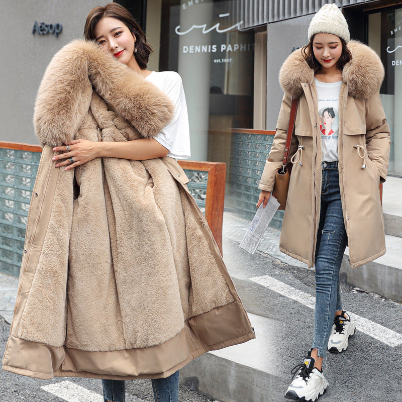 Odalys Fur-Trim Hooded Coat
