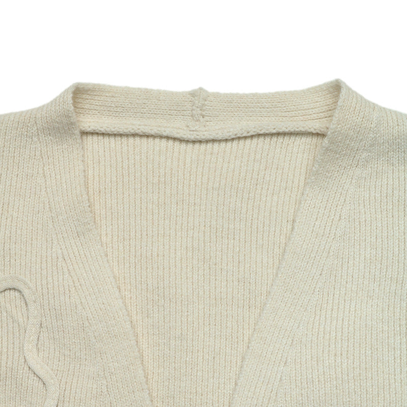 Noémie V-Neck Embroidered Cardigan