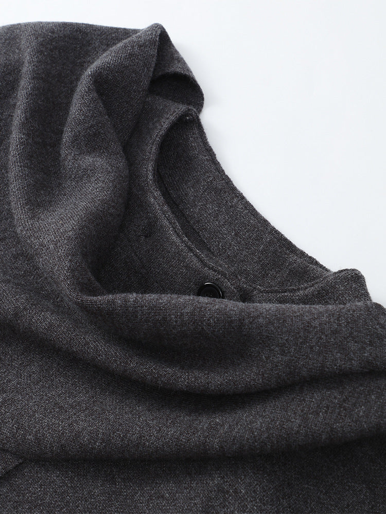 Héloïse Shawl-Collar Wrap Cardigan