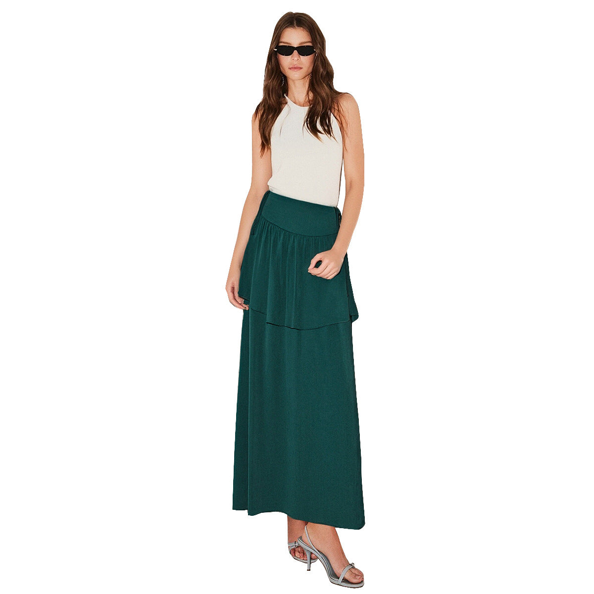 Agathe Pinafore Maxi Skirt