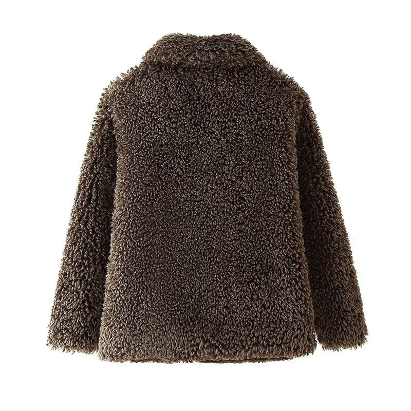 Mireille Faux Fur Collared Jacket