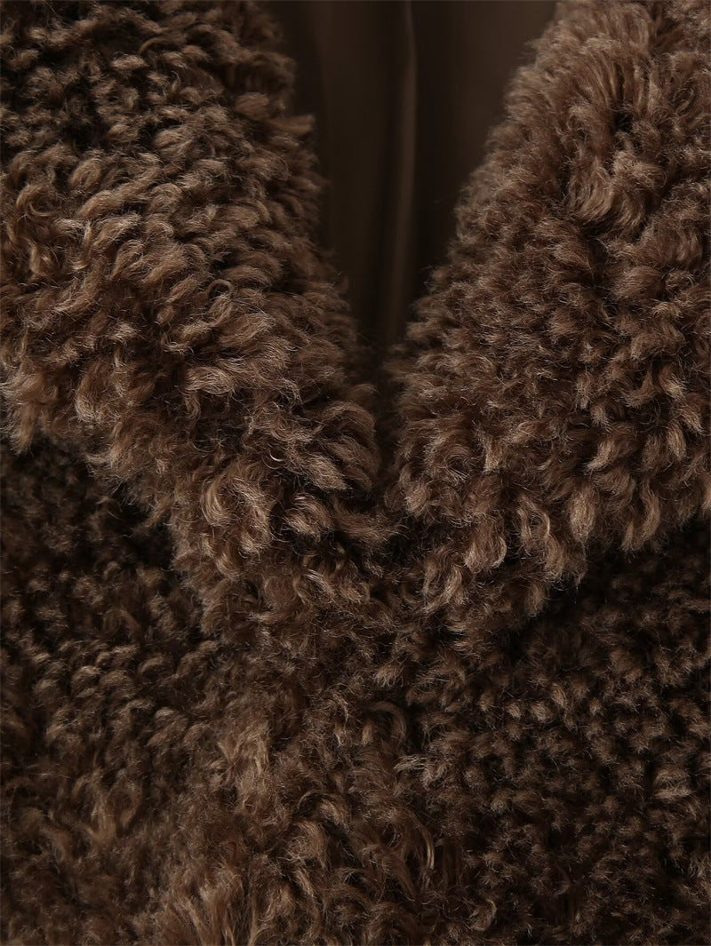 Mireille Faux Fur Collared Jacket