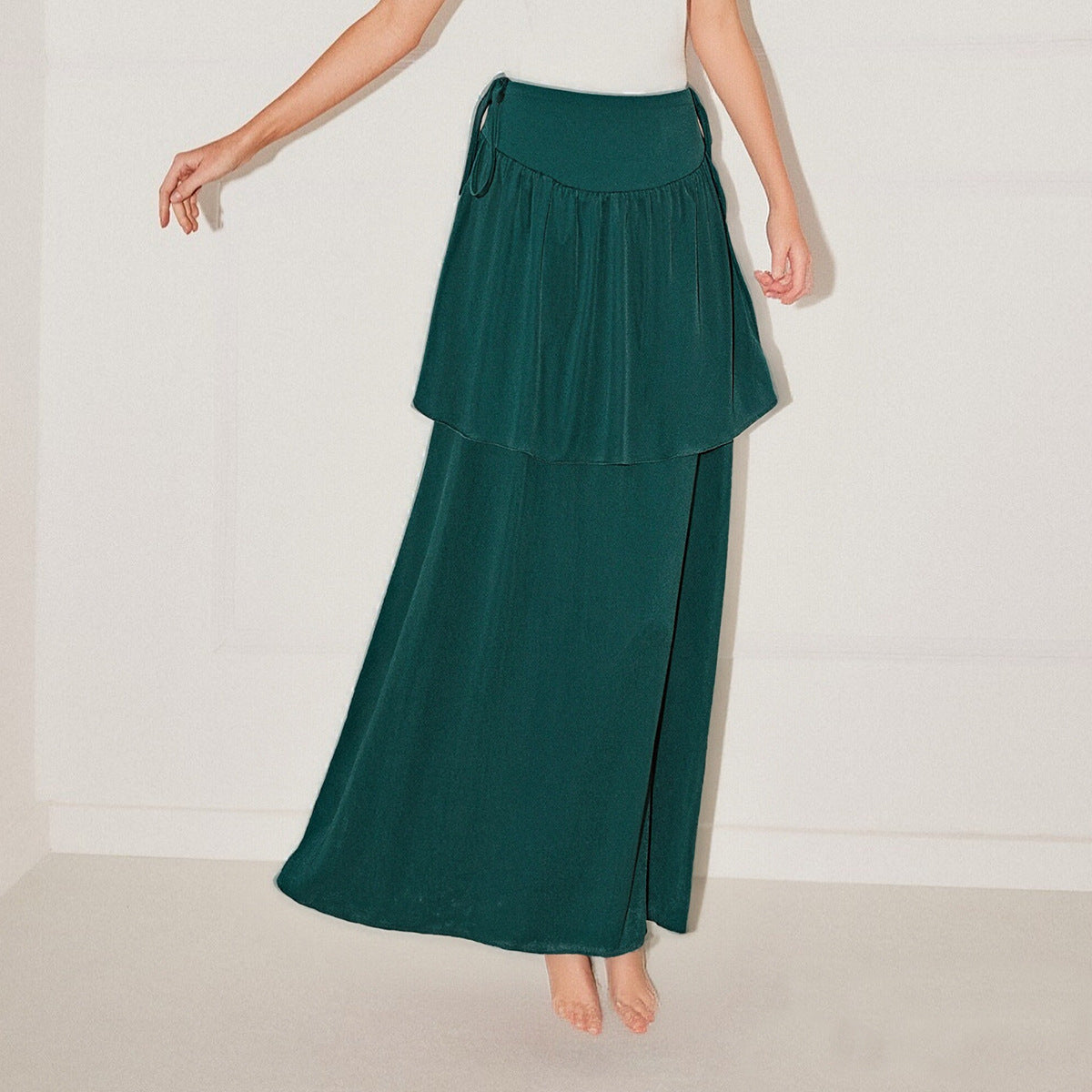 Agathe Pinafore Maxi Skirt