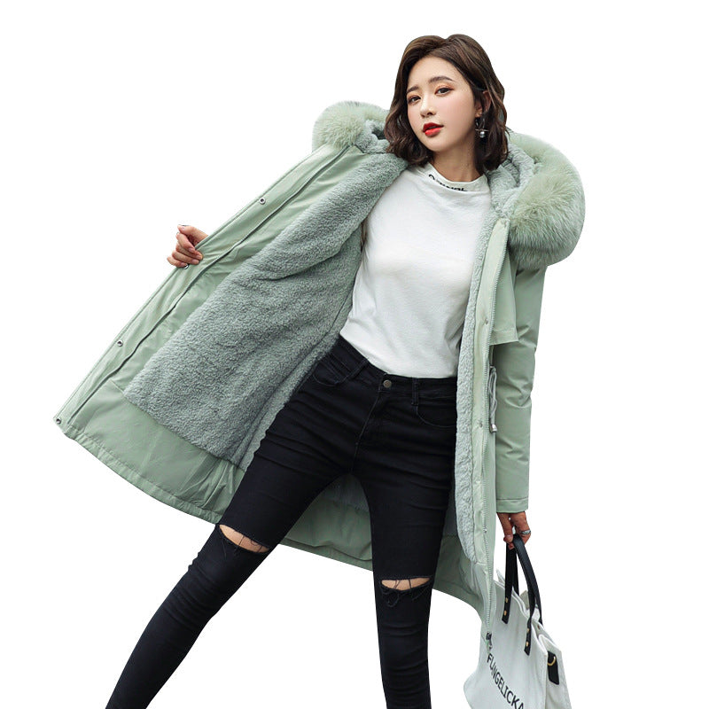Odalys Fur-Trim Hooded Coat