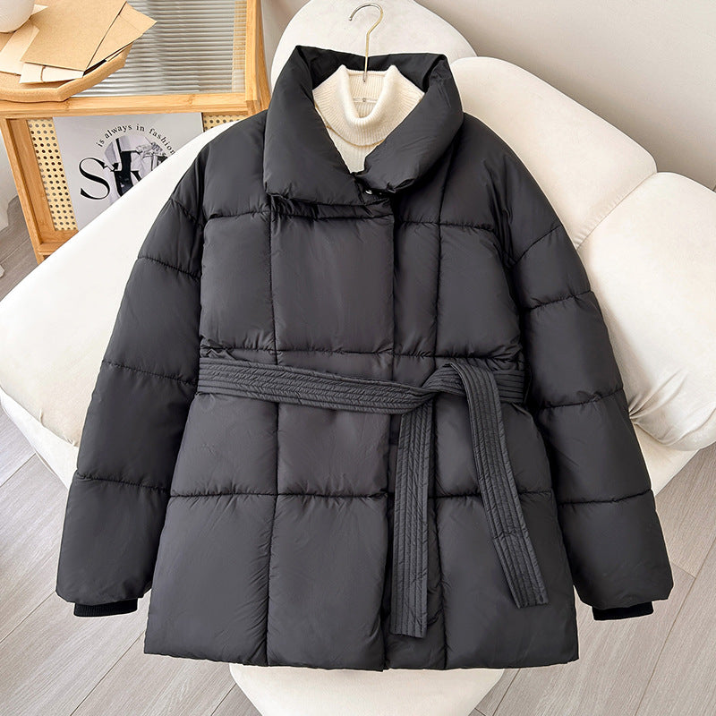 Sylvie Quilted Tie-Waist Coat