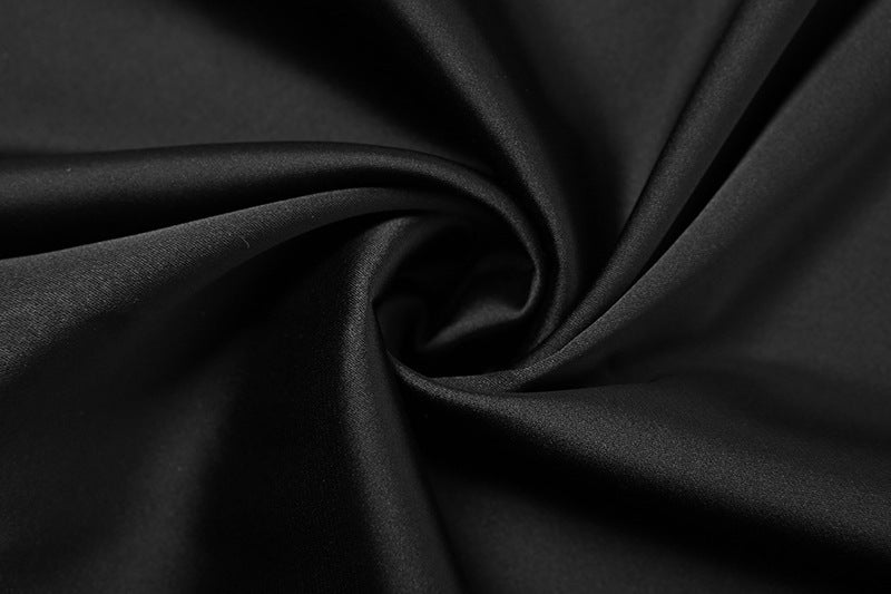 Onyx Strapless Evening Gown