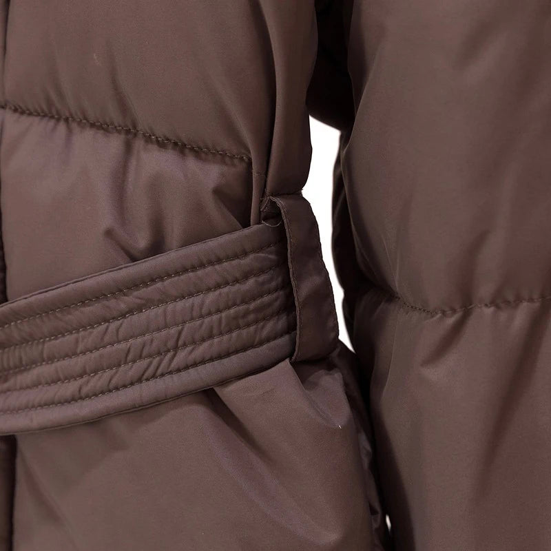 Sylvie Quilted Tie-Waist Coat