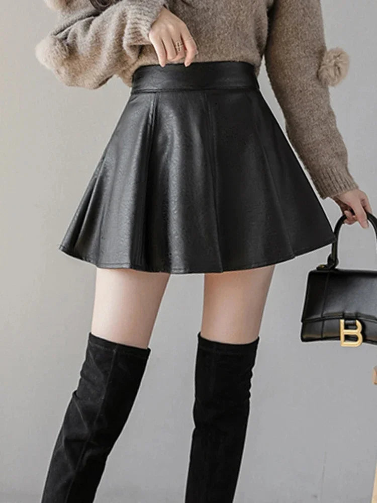 Victoire Pleated Mini Skirt