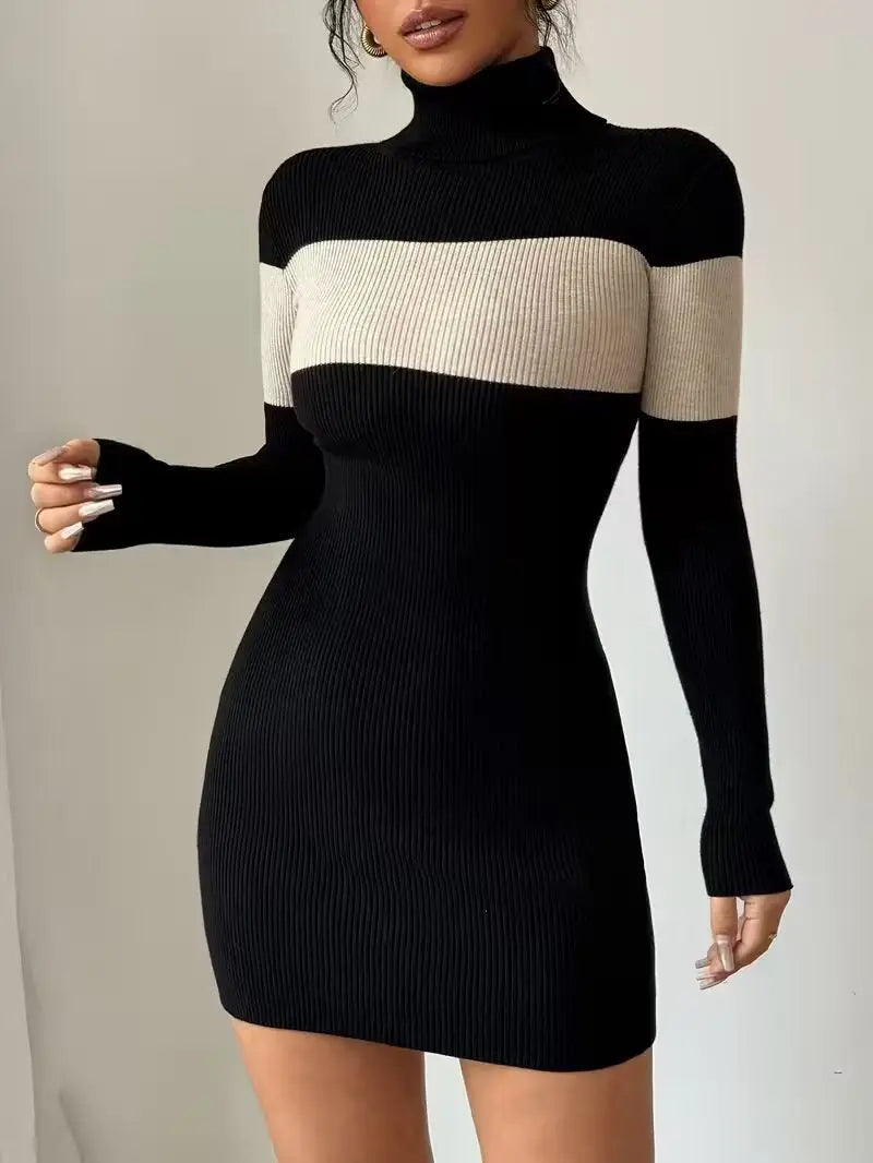 Mathilde Colour-Block Knit Sheath Dress