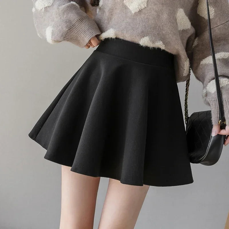 Victoire Pleated Mini Skirt