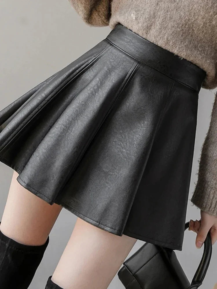 Victoire Pleated Mini Skirt