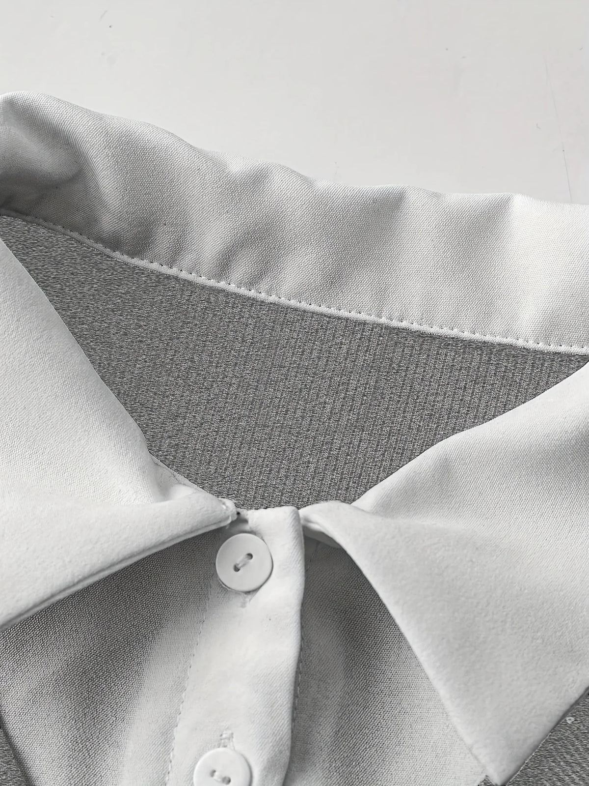 Ophélie Shirt-Collar Knit Midi Dress
