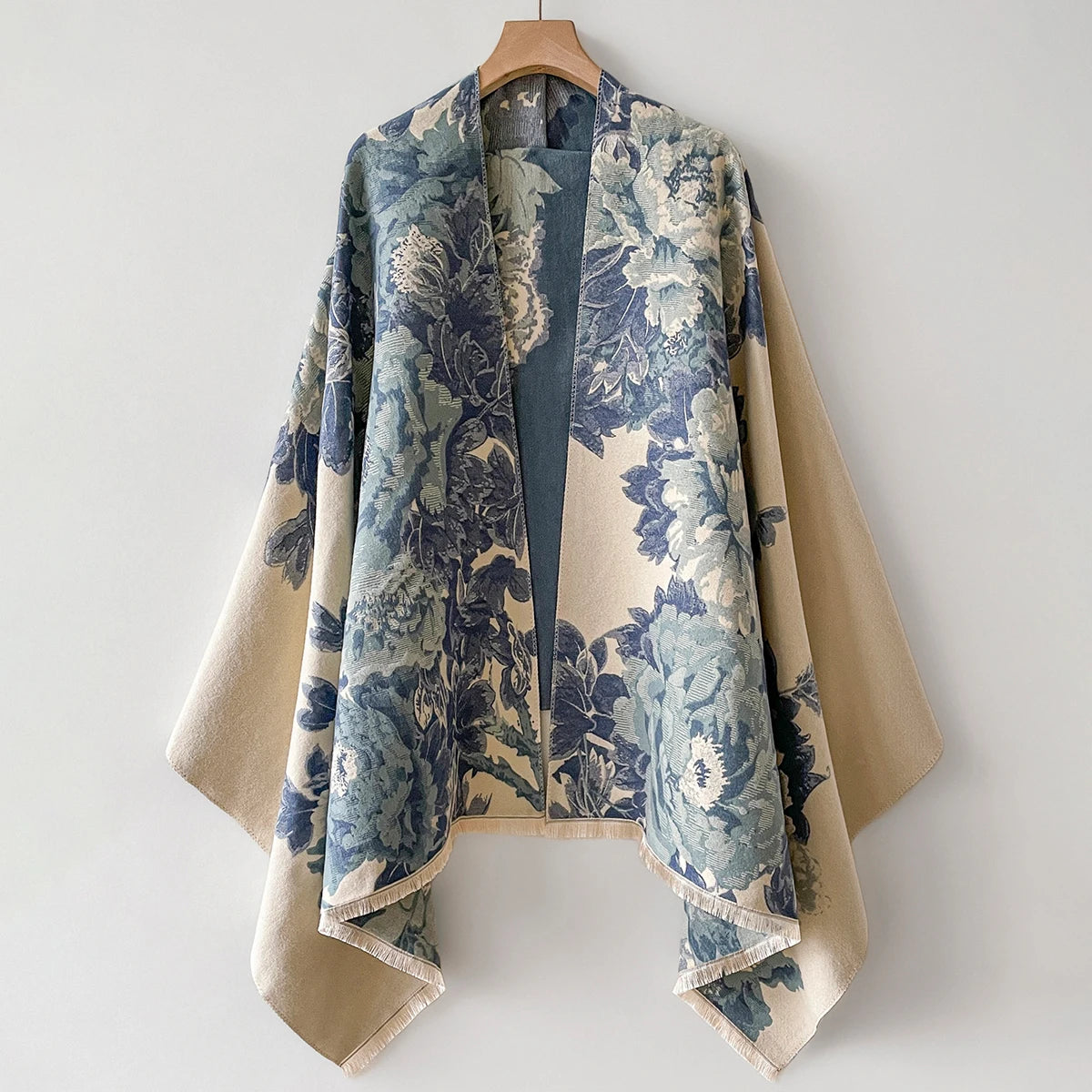 Lisette Floral Print Blanket Shawl