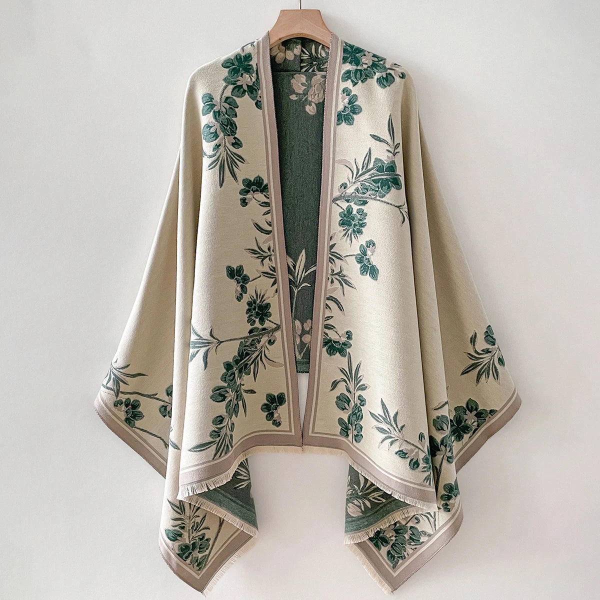 Lisette Floral Print Blanket Shawl
