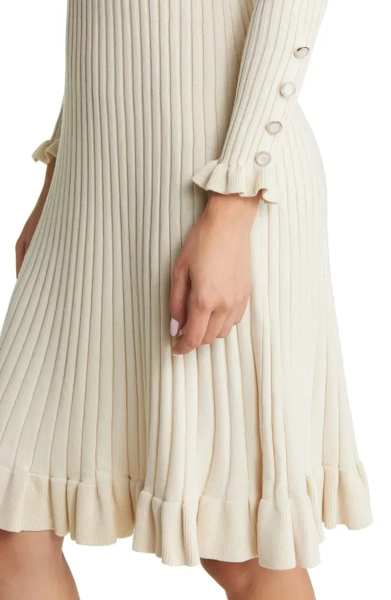 Aurélie Beaded Knit Dress