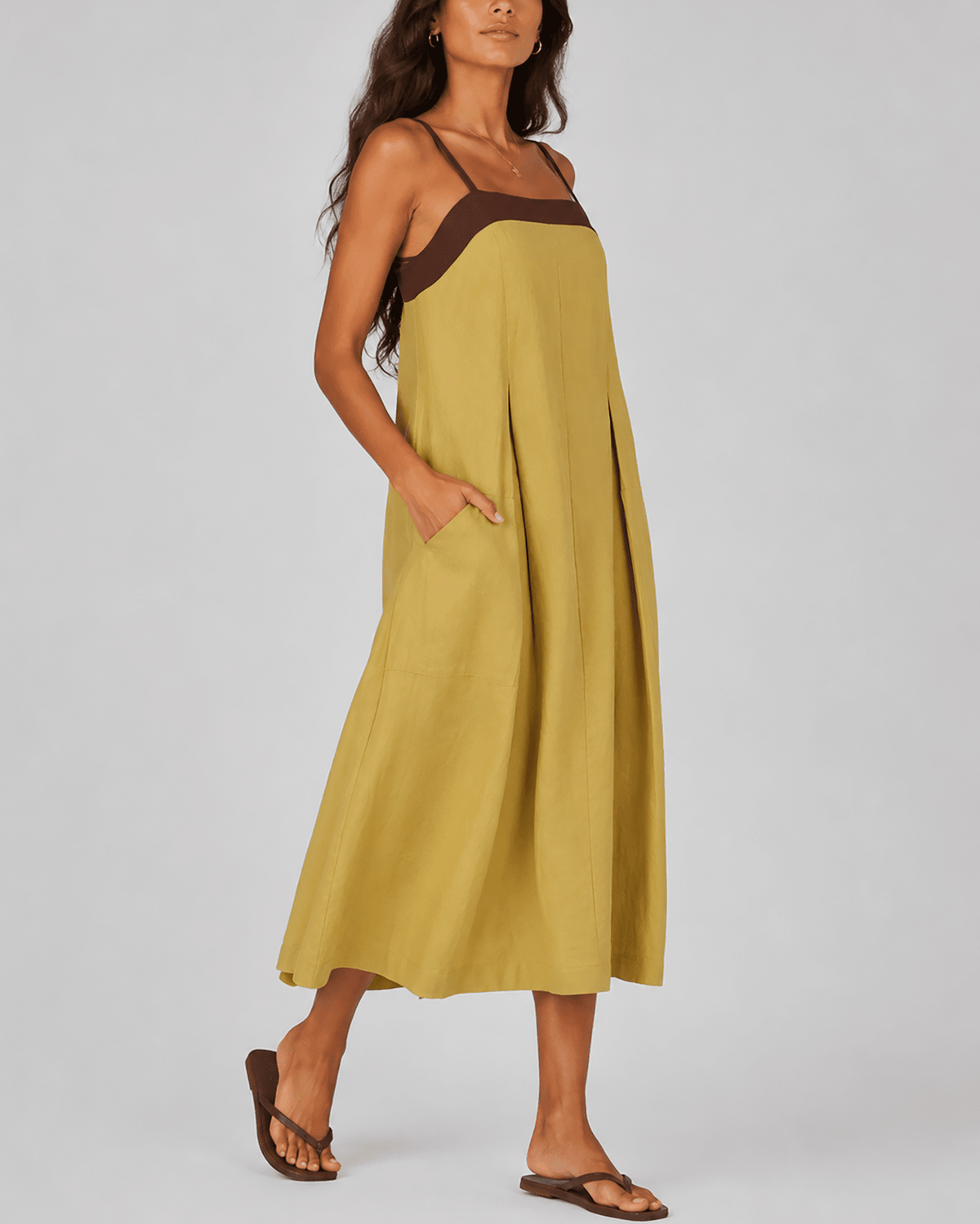Margaux Linen Maxi Dress