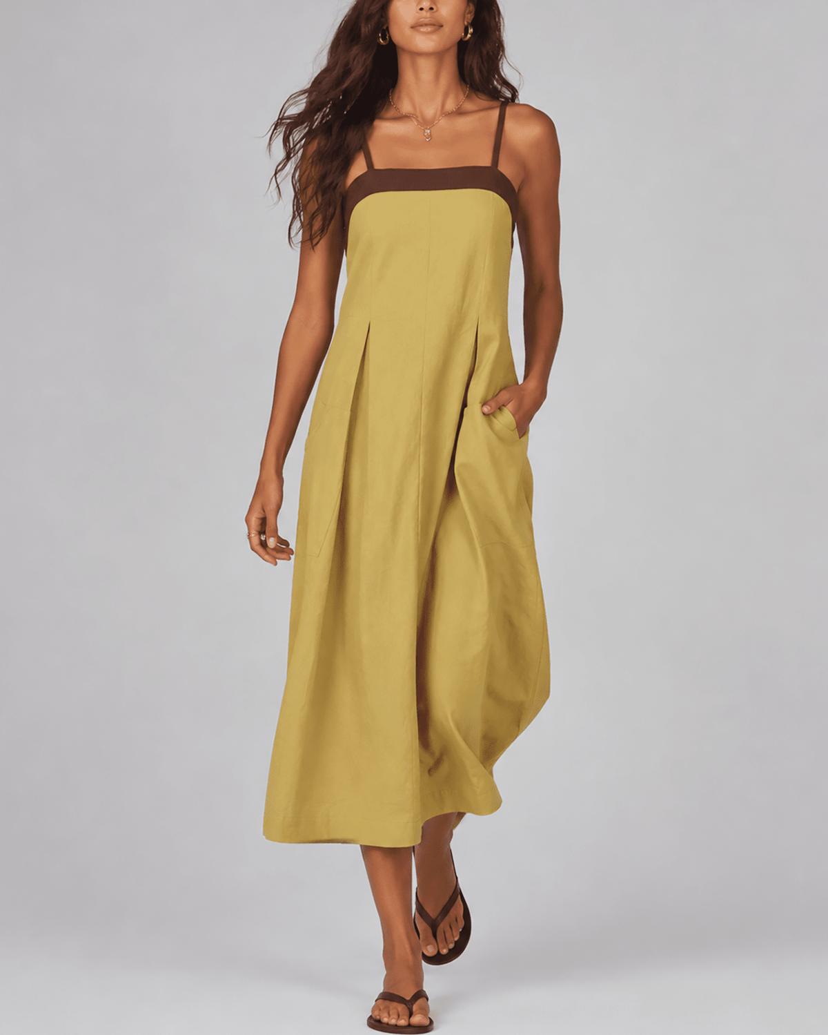 Margaux Linen Maxi Dress