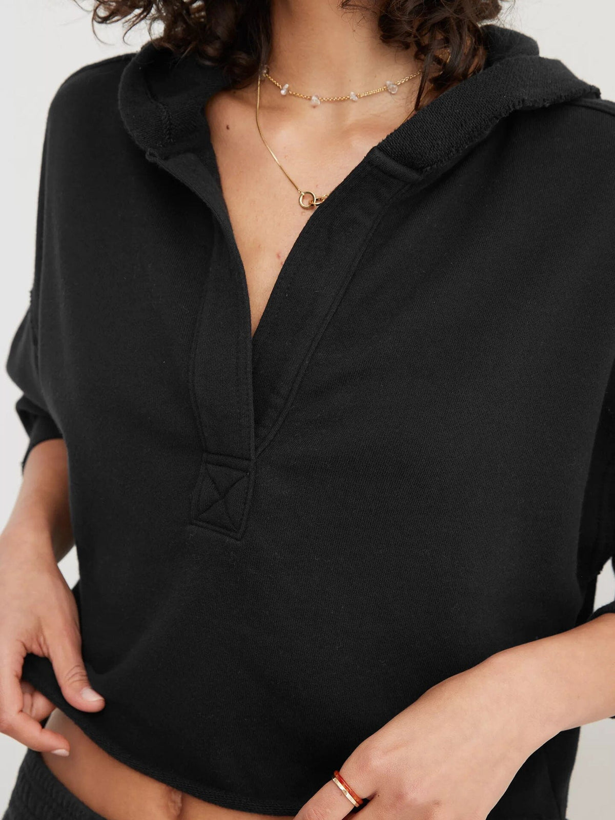 Margot Collared Sweatshirt
