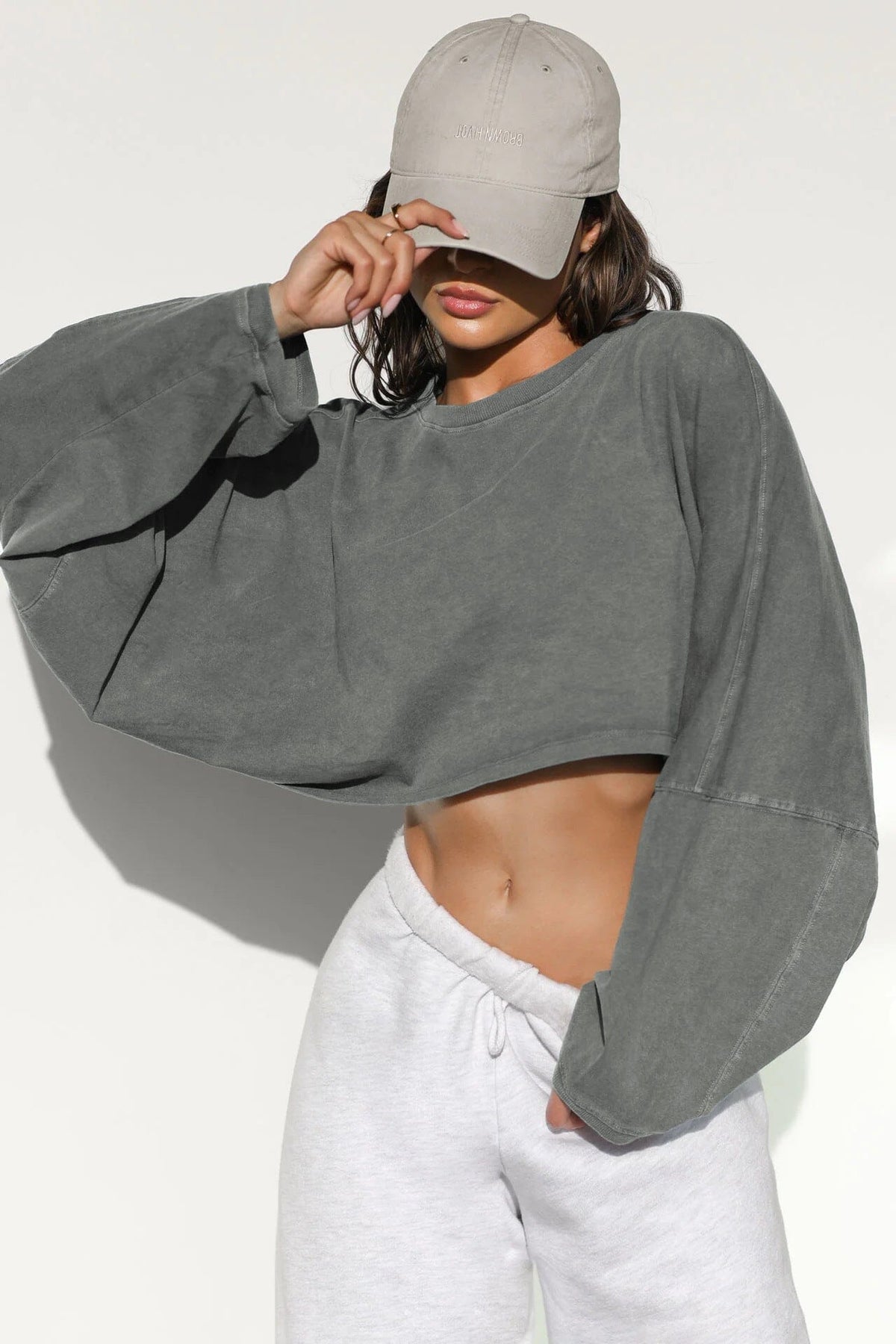 Solène Cropped Sweatshirt