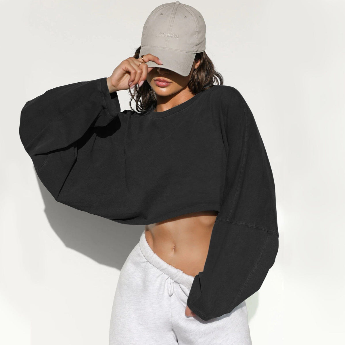 Solène Cropped Sweatshirt